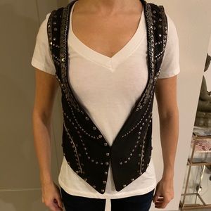 Millou (from LF) Biker Studded Vest Size XS